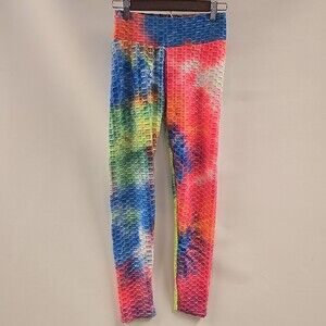 XJ Boost Yoga Pant Womens Size L/XL Multicolor Stretch